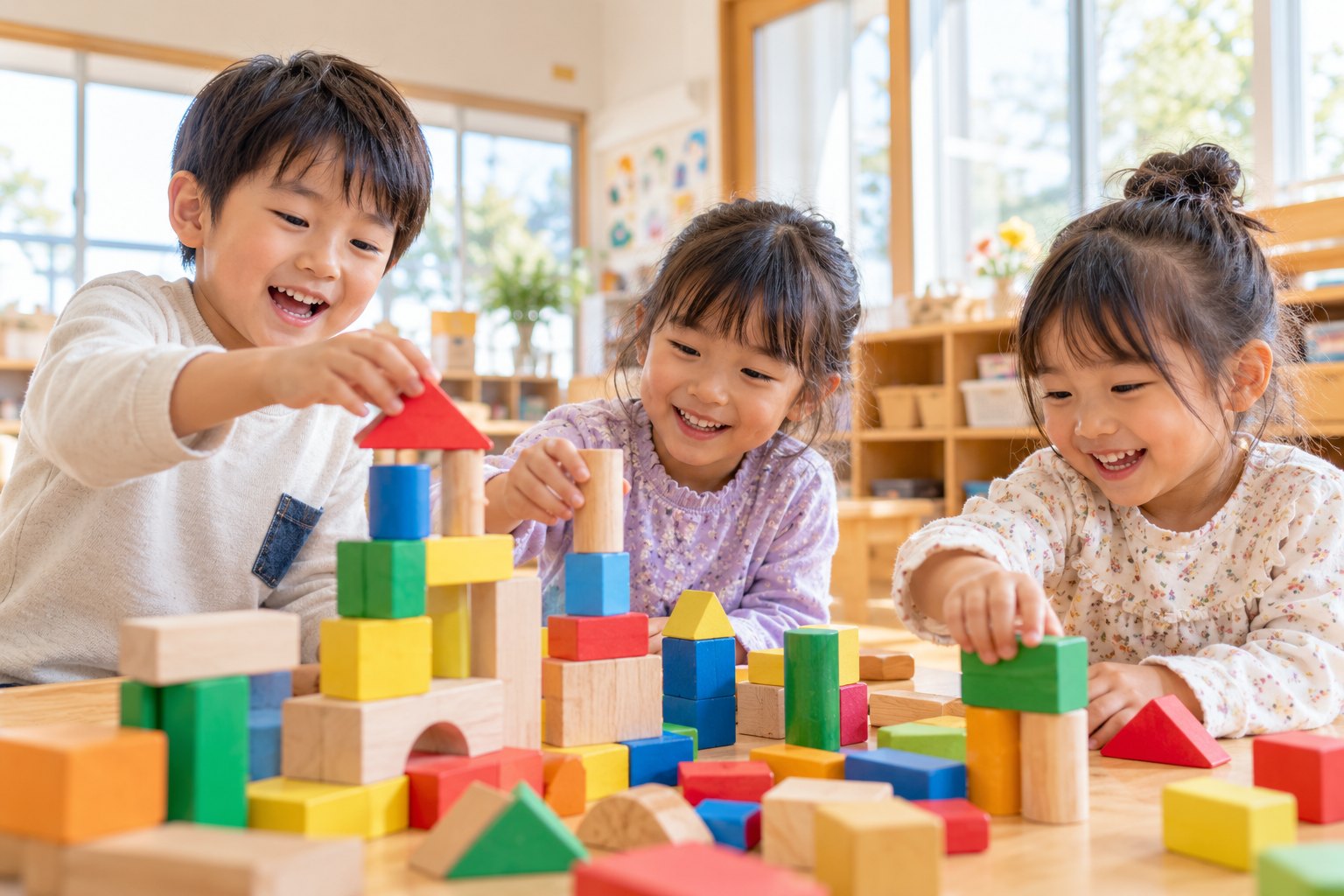 外で遊ぶ子ども