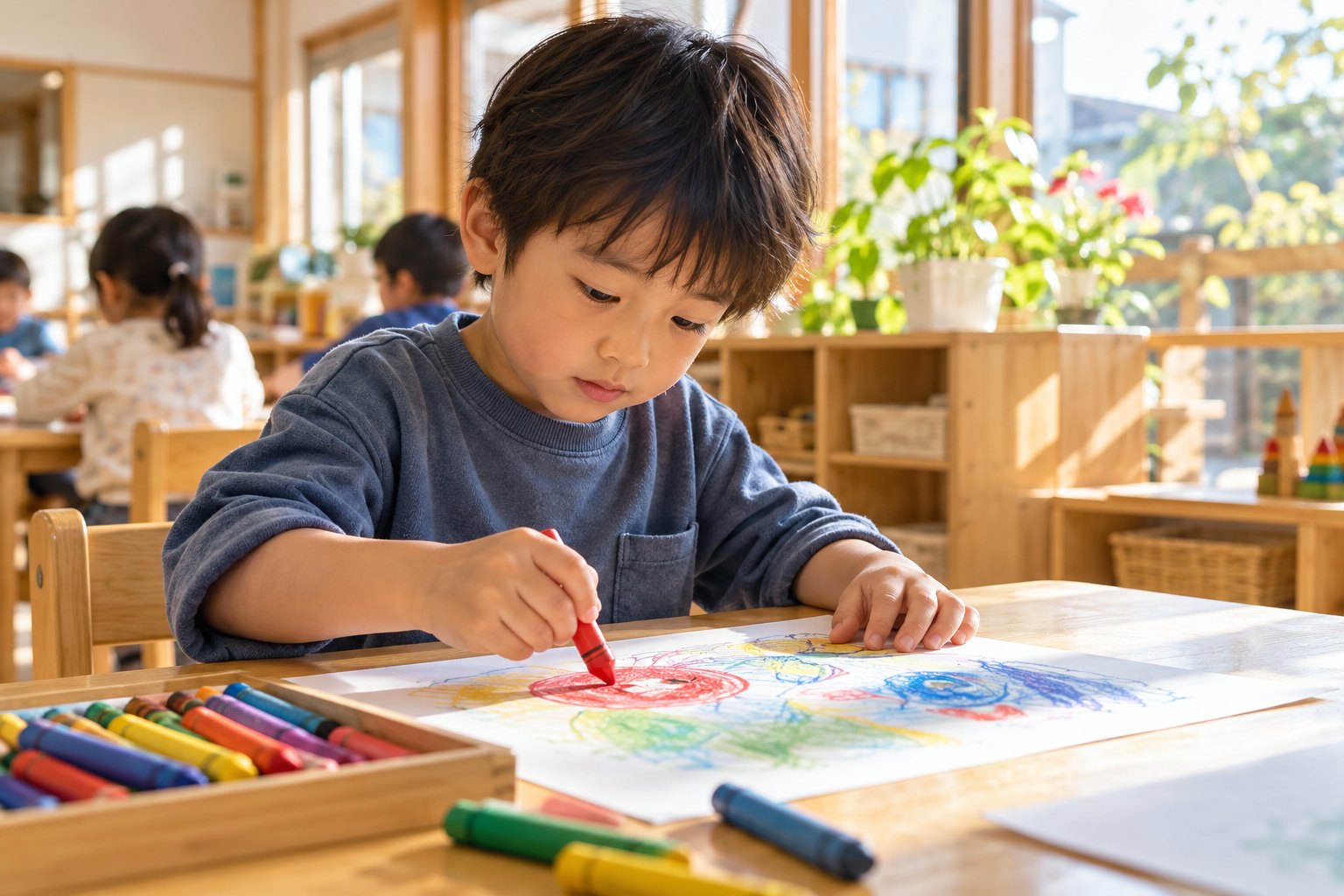 絵を描く子ども